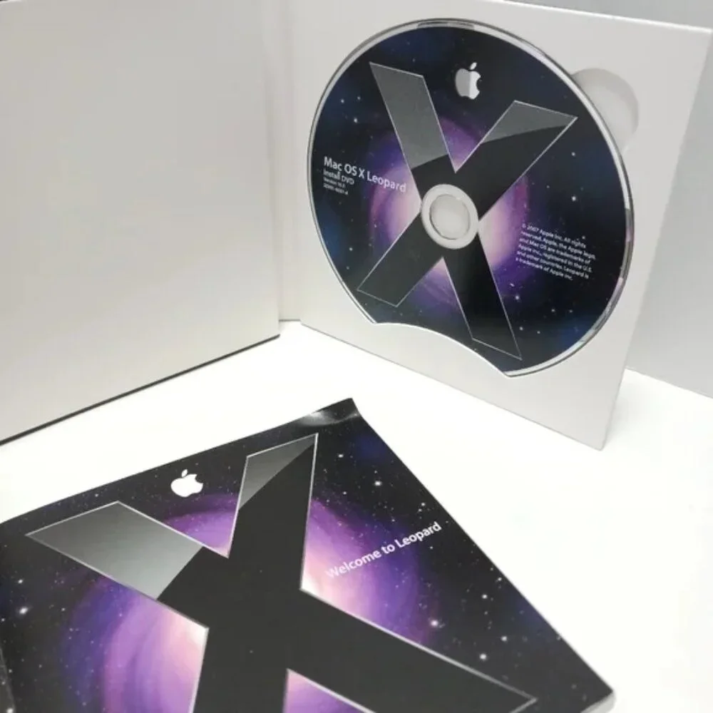 Apple Mac OS X Leopard Version 10.5 Install DVD Software Disk
